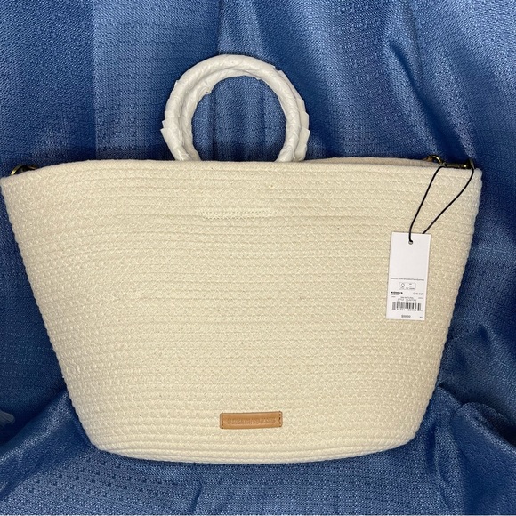 Elizabeth and James Cotton Tote Creme - Picture 2 of 7